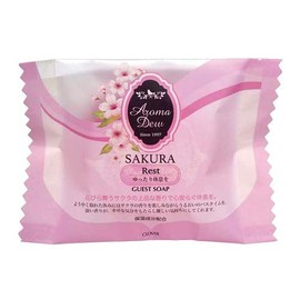 Clover Corporation AromaDuu Glycerin Guest Soap, Sakura, 1.2 oz (35 g), Set of 3