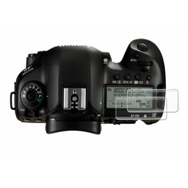 brotect 3D Curved Screen Protector compatible with Canon EOS 5D Mark IV (top plate display) (2 Pack) - Full Screen Coverage