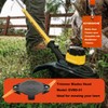 Rivershine Trimmer Plastic Blades Head,Compatible with Black Decker GH900 GH600