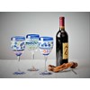 Golden Hill Studio Hand Painted Wine Glasses Set of 2