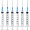 100 Pack - 3ml/cc Plastic Injection Syringe with 23G 1