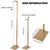 Sintuff Adjustable Cloth Display Stand 48-72 Inches Single Garment Rack