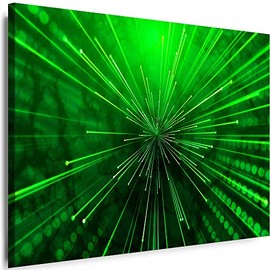 Myartstyle - Pictures Optical Illusion Abstract 100 x 70 cm Canvas Pictures Optical Illusion XXL – 1 Piece Wall Picture Optical Illusion Art 3D Modern Art Prints w-a-2026-76