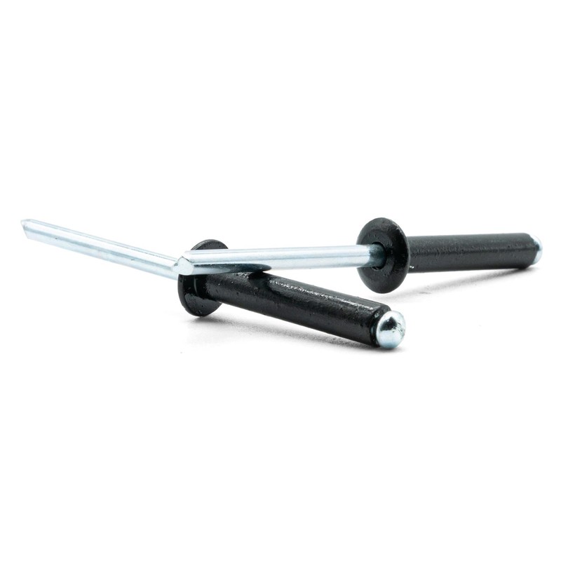 Hippo Hardware (3.2mm X 20mm) Black Pop Rivet Aluminium Body