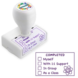 Teacher Stamps,Checkbox Grading Teacher Stamps, Teacher Grading Stamps, Teacher Gifts, Classroom Teacher Stamps, Easy Grading, Improved Efficiency, Happy Teachin(Purple)