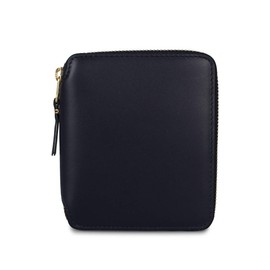 Comme des Garcons SA2100 Wallet Bifold Round Zipper Classic Navy, navy