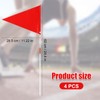 4 Pack Safety Flags with Pole, Premium Kid Alert Street
