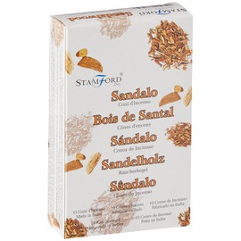 Stamford Sandalwood Incense Cones, 15 Cones x 12 Packs