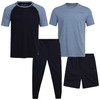 Eddie Bauer Eddie Bauer Mens' Pajama Set - 4 Piece