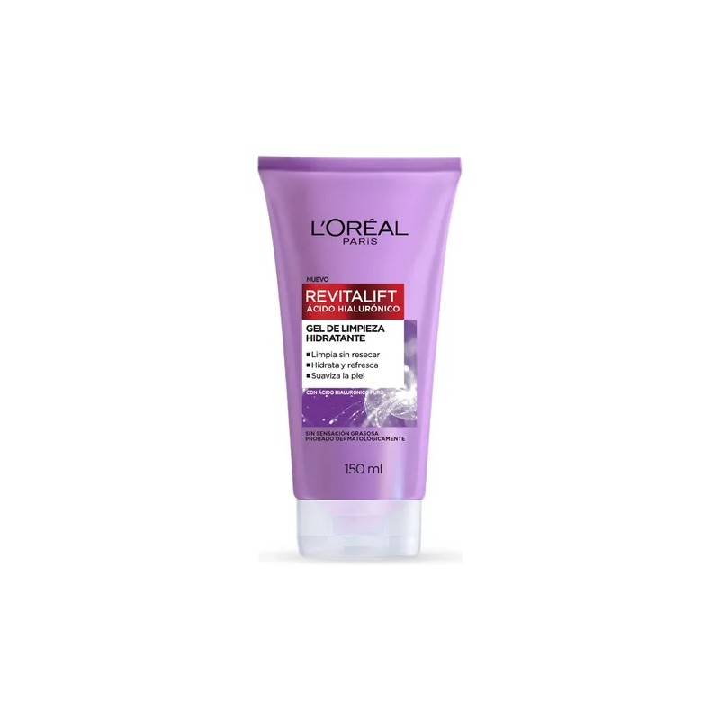 Gel Limpiador Loréal Paris Facial Ácido Hialurónico 150Ml