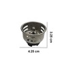 VARNAHOME Stainless Steel Junior Duo Strainer Replacement Basket/Stopper for Bar