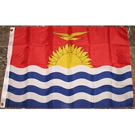 Kiribati Country Flag 2'x3' Rough Tex Knitted Banner