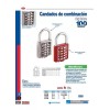 Lock Candado Digital Corto 40 Mm Rojo C27r40 Lock