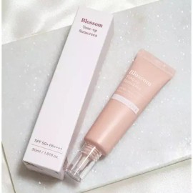 REBELLO CELL 리블로셀 블로썸 톤업 선크림 30ml SPF50+ PA++++ 핑크톤업 미백기능성 보송 베이스 Reblosom Blossom Tone-Up Sun Cream 30ml SPF50+ PA++++ Pink Tone-Up Whitening Functional Powder Base