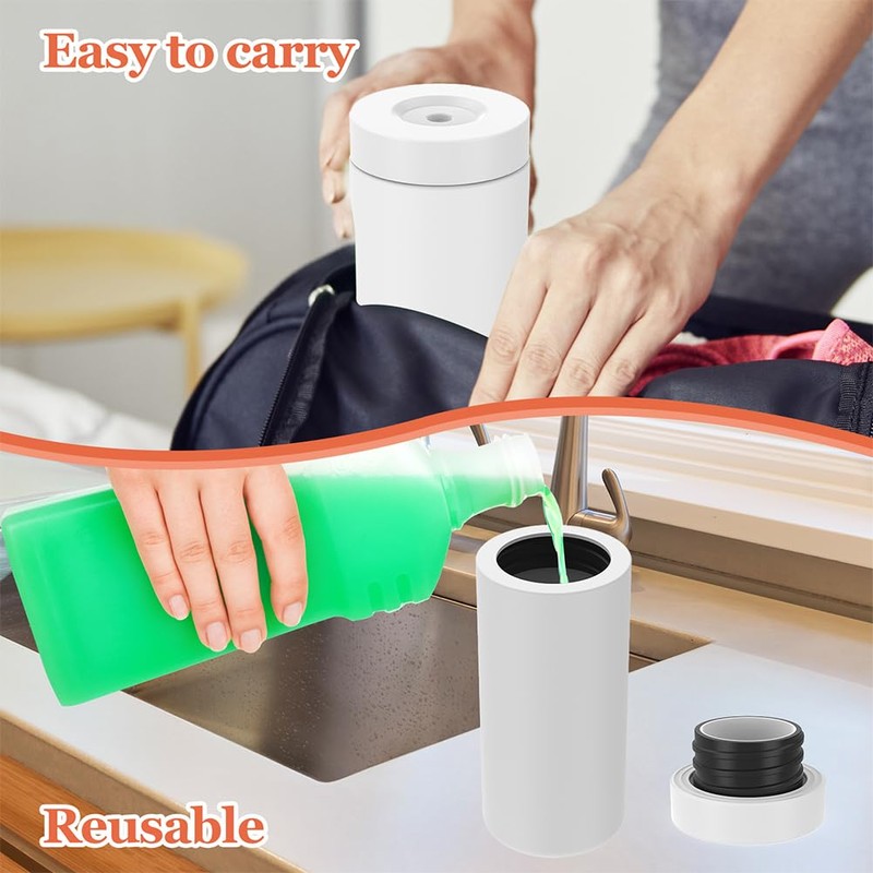 Soap Dispenser Dish Soap Holder for Kitchen Sink 8 oz