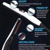 Kcysta Cepillo Peine, Plancha De Pelo Eléctrica, Moldeador Masculin