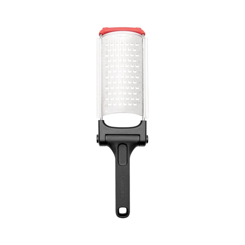CUISIPRO Surface Glide Technology Stainless Steel Folding Handle Grater, Coarse