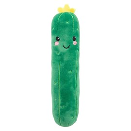 VFM - Courgette Soft Toy Food Themed Cute Plush Cuddly Soft Fluffy Stuffed Toy Plush Toy Cute Stuffed Plushie, Gifts for Birthday, Valentine's Day Chirstmas - 16cm Multi-Coloured