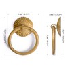 Hardware Philosophy Ring Brass Pulls Hardware 60 Millimeters - Set