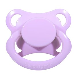 Landofgenie Adult Size Large Shield Pacifiers Moon Shaped Cutie Pacifier Purple