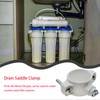 sunnates 2 Pack Drain Saddle Valve with 1/4" Quick Connection
