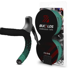 BUCKLOS Bike Handlebar Tape for Road Bike Comfortable Bicycle Handlebar Tape EVA Bike Bar Tape Grip 2 Pcs Bicycle Drop Bar Wraps Green
