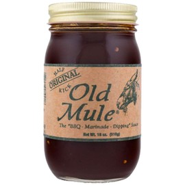 OLD MULE BBQ Dipping Sauce (Original Marinade, 18 Ounce Jar)