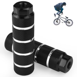 WETARENDA Bicycle Steps, 2-Piece Set, Bicycle Pegs, Hub Steps, Step Gear Guard, Aluminum Alloy Pedals, Gear Guard, Suitable for Fat Bikes, Cross Bikes, Mountain Bikes, Easy Installation, Stability