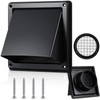 Gisafai 4'' Dryer Vent Cover Outside Walls External Extractor Fan