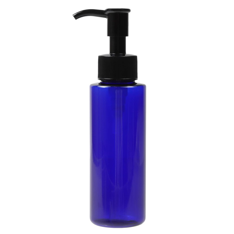 PET Bottle Pump, Cobalt Blue, 3.4 fl oz (100 ml)