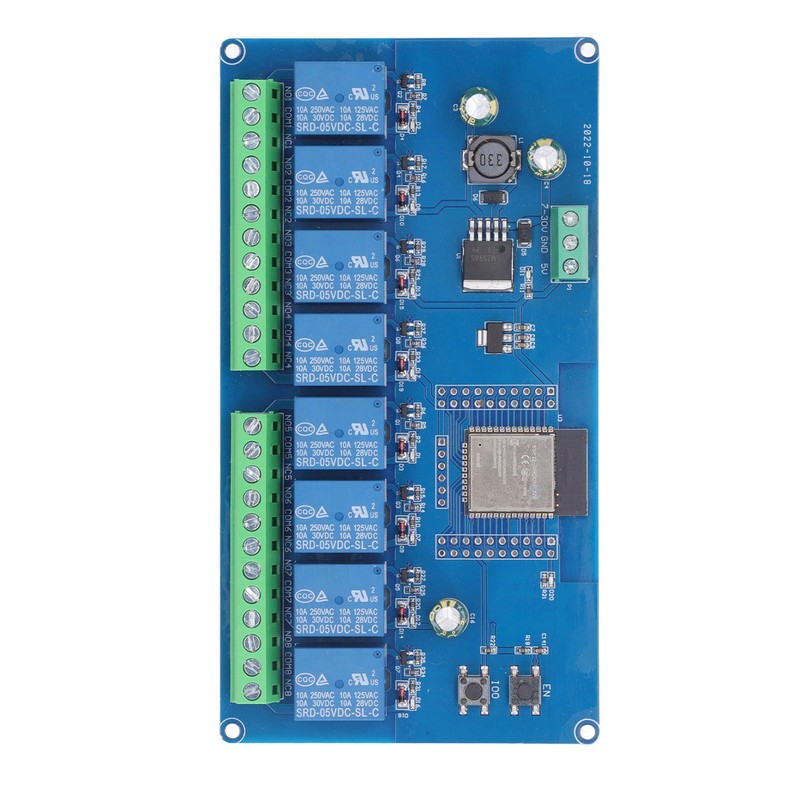 8 Channel Relay Module ESP32 WiFi Wireless Control BLE Development