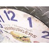 American Wall Clock, 13.4 inches (34 cm), Hamburger A111, Wall