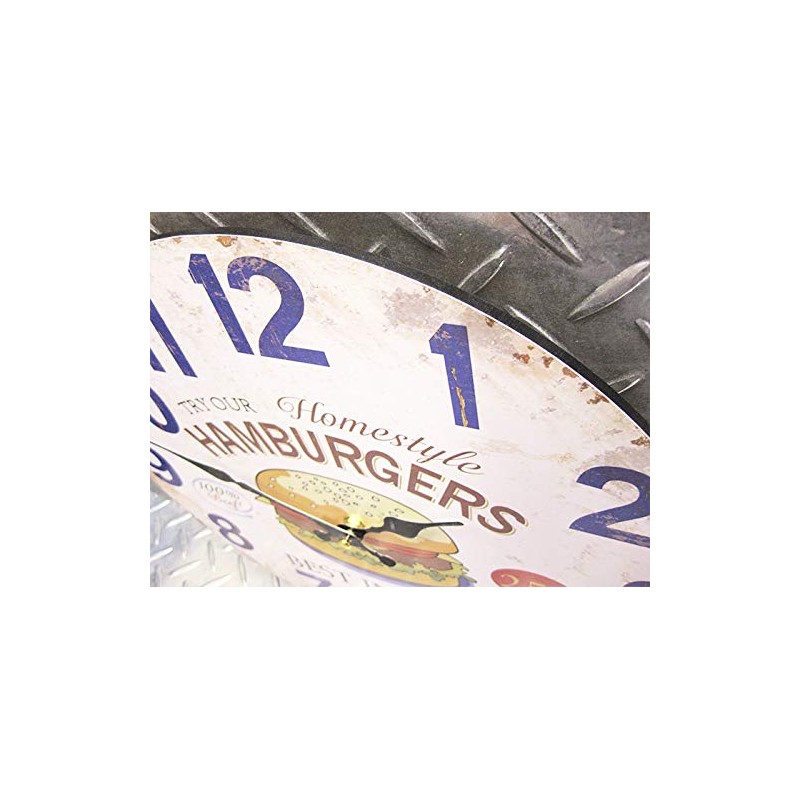American Wall Clock, 13.4 inches (34 cm), Hamburger A111, Wall
