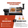 Z GRILLS Thermal Insulation Blanket Fire-Resistant 3-Layer Construction for Enhanced