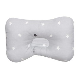Baby Head Pillow Soft Infant Head Support Pillows Cute Print Newborn Sleeping Pillow to Prevent Flat Head boppy  pillow  baby - Color: Blue, mattress & bed frame size: 28x20