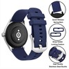 Anbeer Correa de reloj de silicona de 22 mm de