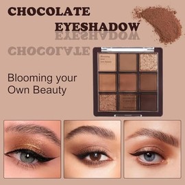 Paletas de Sombras de Ojos 9 Coloridas Profesionales Paletas de Maquillaje                                                                            