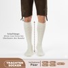 German Wear, short costume socks, braid pattern, socks, 44 cm