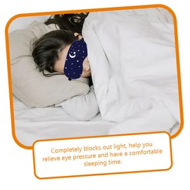 Baluue Multi-function Sleep Eye Cover Cotton Linen Material Breathable and Comfortable Blocks Light for Relaxing Sleep Random