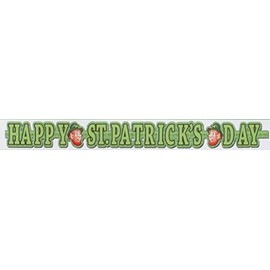 Happy St Patrick Day Party Banner - Size 60 inches