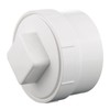 6 Inch PVC DWV Female Sewer Cleanout Cap Adapter with