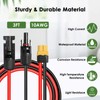 MOOKEERF Solar to XT60 Extension Cable 10AWG 3FT Solar Connector