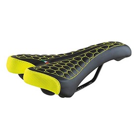 Selle Montegrappa FatBike Saddle MTB Trekking Unisex SM 4010 in 6 Colours Made in Italy Black Yellow