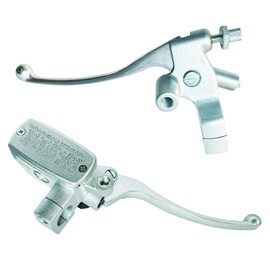 Vanlison Left & Right Brake Master Cylinder Clutch Levers Compatible with Honda VT600 VT750 VF750 VT1100 VT1300 VTX1300 Part # 45510-MFR-305 53172-MR1-000 53178-MAH-000 Chrome