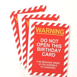 SHADE TREE GREETINGS Funny Adult Birthday Greeting Card (5" x 7") by Smart Alex | 3 Pack + 3 Envelopes (You're F'ing Old)