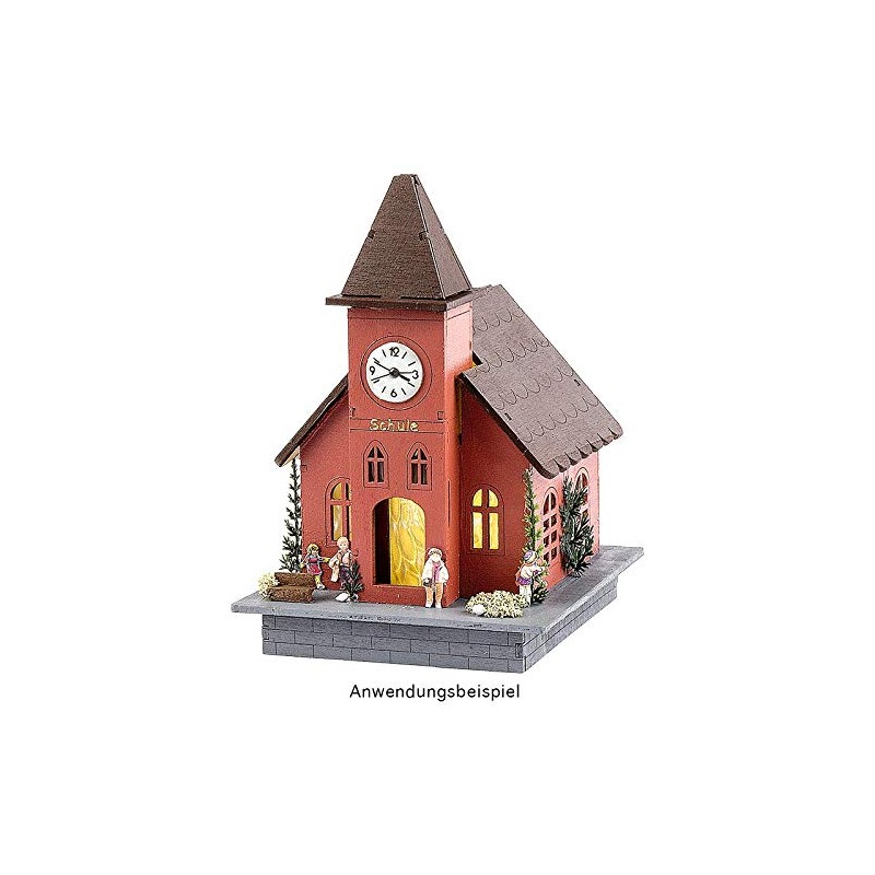 Wooden Church to Assemble 22.5cm x 11.5cm x 13.5cm