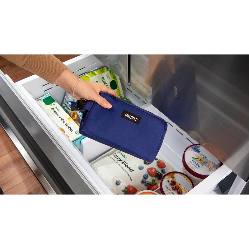 PackIt® Freezable Snack Box, True Blue, Built with EcoFreeze® Technology,