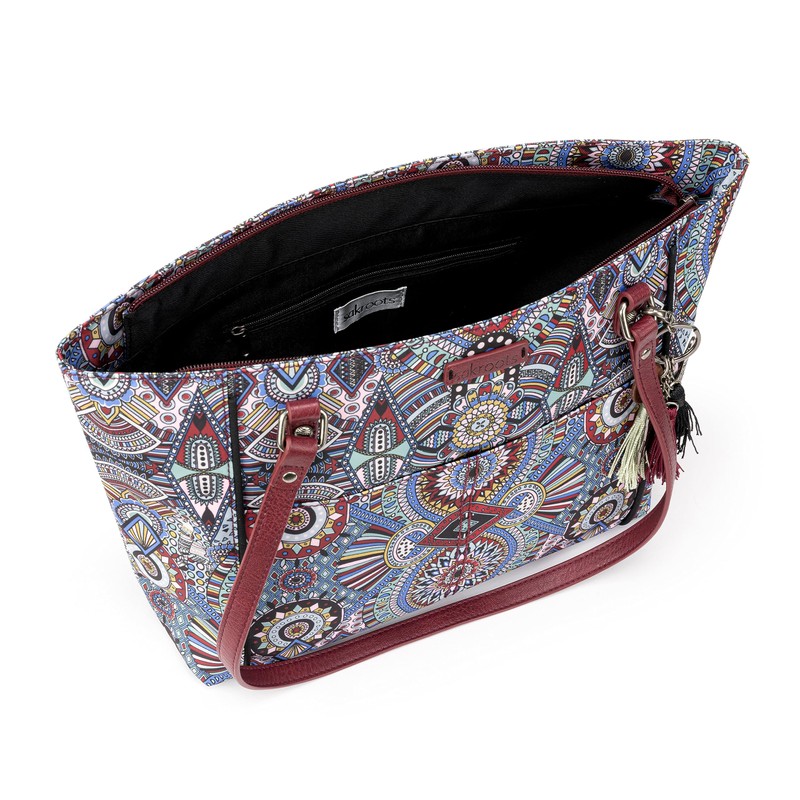 Sakroots Metro Tote Bag in Eco-Twill with Dual Shoulder Straps,
