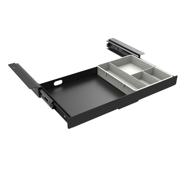 Mofangtech Under Desk Slide Out Pencil Drawer, Storage Organizer 15