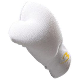 BODYMAKER Knuckle Guards Regular (Pair) KD007 Martial Arts Karate Calf Kids Achilles Tendon Supporter Punch Protector Heel Elbow Guard Kick Toe X-Small White